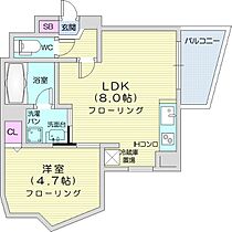 クラッセ円山　WEST  ｜ 北海道札幌市中央区北五条西23丁目（賃貸マンション1LDK・7階・30.17㎡） その2