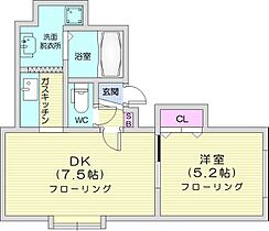 エントピア開成  ｜ 北海道札幌市東区北二十一条東20丁目（賃貸アパート1LDK・2階・31.43㎡） その2