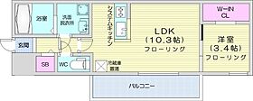 仮)シティプレミア南郷13丁目  ｜ 北海道札幌市白石区南郷通15丁目南（賃貸マンション1LDK・5階・35.06㎡） その2