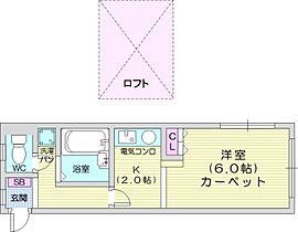 北海道札幌市北区北三十条西8丁目2-16（賃貸アパート1K・2階・21.87㎡） その2