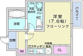 プライマル札幌北18条  ｜ 北海道札幌市北区北十八条西4丁目（賃貸マンション1R・3階・20.28㎡） その2