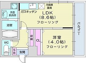 レジデンスカープ札幌  ｜ 北海道札幌市中央区南六条西1丁目4-1（賃貸マンション1LDK・17階・32.16㎡） その2