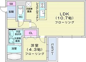 Pommeraie北円山  ｜ 北海道札幌市中央区北七条西19丁目（賃貸マンション1LDK・1階・38.79㎡） その2