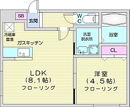 GIRAFFE東札幌  ｜ 北海道札幌市白石区東札幌二条5丁目（賃貸マンション1LDK・3階・32.00㎡） その2