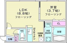 Ferien  ｜ 北海道札幌市中央区南十四条西1丁目2-12（賃貸マンション1LDK・4階・29.02㎡） その2