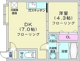 RoyalCourtSST  ｜ 北海道札幌市東区北十条東9丁目（賃貸アパート1DK・3階・24.86㎡） その2