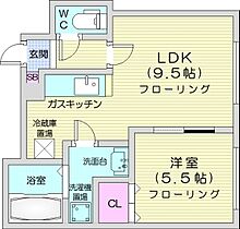 プラセール  ｜ 北海道札幌市東区北二十三条東12丁目（賃貸アパート1LDK・2階・36.30㎡） その2