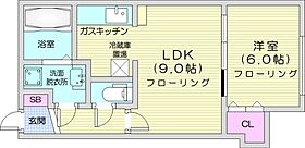 エルム21  ｜ 北海道札幌市北区北二十一条西8丁目2-5（賃貸アパート1LDK・1階・34.54㎡） その2