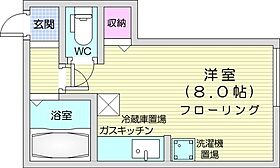 ノースイースト10  ｜ 北海道札幌市東区北十条東11丁目（賃貸アパート1R・1階・20.20㎡） その2