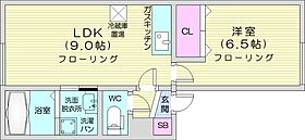 北海道札幌市北区屯田五条8丁目（賃貸アパート2LDK・1階・53.41㎡） その2