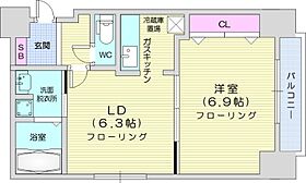 レジディア桑園  ｜ 北海道札幌市中央区北五条西15丁目（賃貸マンション1LDK・7階・32.18㎡） その2