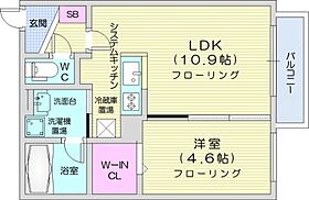 Villa 41 KOTONI SAPPORO  ｜ 北海道札幌市西区二十四軒四条5丁目（賃貸マンション1LDK・1階・37.84㎡） その2