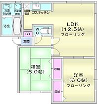 北海道札幌市東区北四十五条東1丁目（賃貸アパート2LDK・3階・52.20㎡） その2