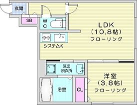 CHARLOTTE月寒  ｜ 北海道札幌市豊平区月寒東二条7丁目（賃貸マンション1LDK・2階・31.45㎡） その2