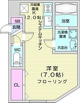 NSI発寒駅前  ｜ 北海道札幌市西区発寒九条13丁目（賃貸マンション1K・2階・24.39㎡） その2