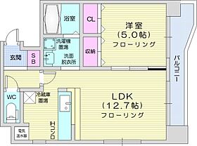 北海道石狩郡当別町園生（賃貸マンション1LDK・8階・35.80㎡） その2