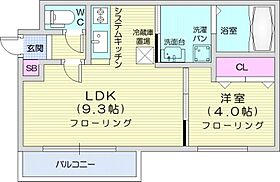 Le　Ciel学園前  ｜ 北海道札幌市豊平区水車町6丁目（賃貸マンション1LDK・2階・30.67㎡） その2