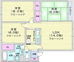 北海道札幌市北区北三十一条西11丁目（賃貸アパート2LDK・1階・75.39㎡） その2