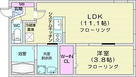 ガーディアン発寒  ｜ 北海道札幌市西区発寒四条7丁目（賃貸マンション1LDK・2階・35.21㎡） その2