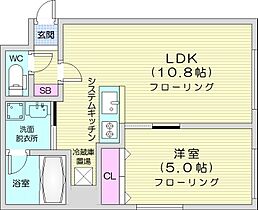 (仮)ブリスS2E2  ｜ 北海道札幌市中央区南二条東2丁目（賃貸マンション1LDK・3階・35.64㎡） その2