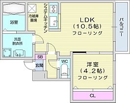 ASTER BRAVO  ｜ 北海道札幌市豊平区豊平五条10丁目（賃貸マンション1LDK・2階・37.19㎡） その2