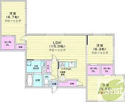 間取図画像 3LDK