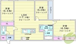 間取図画像 3LDK