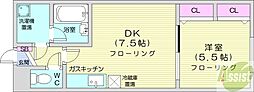 間取図画像 1DK