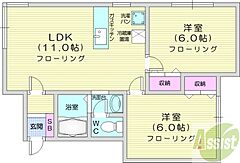 物件の間取り