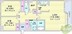 物件の間取り