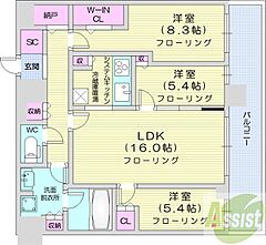 物件の間取り