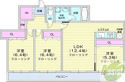 間取図画像 3LDK