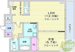 間取図画像 1LDK