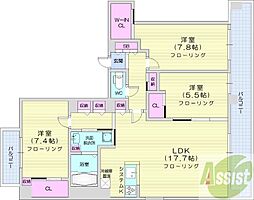 間取図画像 3LDK