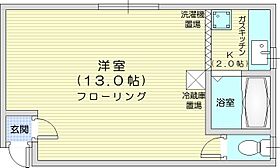 北海道札幌市東区北四十条東16丁目（賃貸アパート1K・2階・28.00㎡） その2