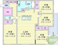 物件の間取り