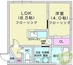 間取図画像 1LDK