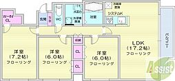 間取図画像 3LDK