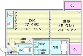 サンライズ  ｜ 北海道札幌市東区北十七条東2丁目（賃貸アパート1DK・2階・29.84㎡） その2