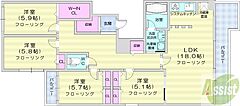 物件の間取り