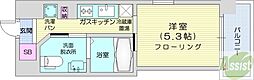 レジディア南一条 1Kの間取図画像