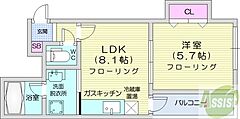 物件の間取り