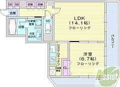 物件の間取り