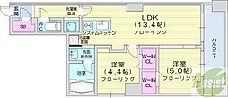 MODENAFINEST 2LDKの間取図画像