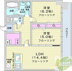 物件の間取り