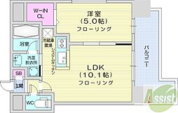 MODENAFINEST 1LDKの間取図画像