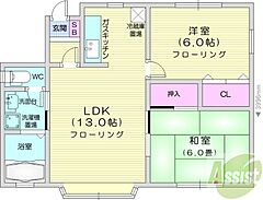 物件の間取り
