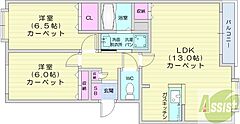 物件の間取り