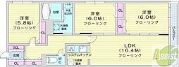 Contrail月寒 3LDKの間取図画像