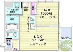 物件の間取り